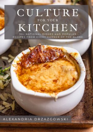 Front cover of the Culture for Your Kitchen Cookbook